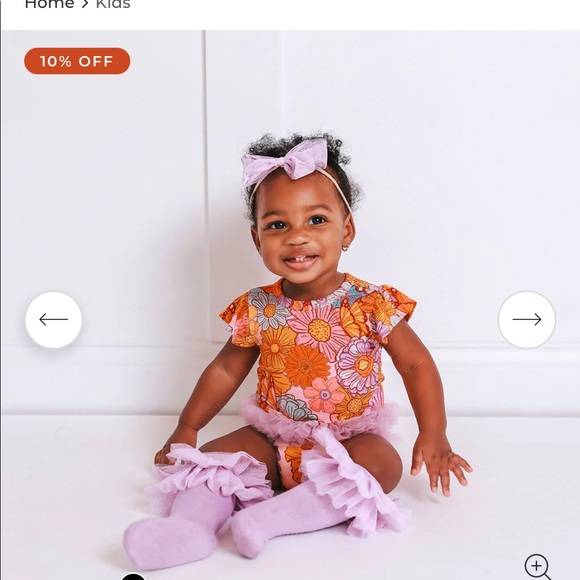 Posh peanut tulle onesie - Picture 2 of 3